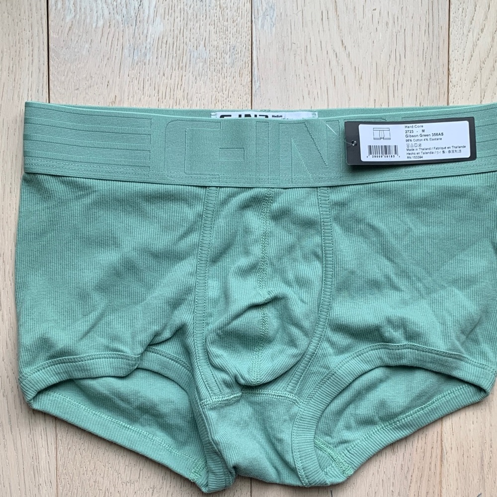 Mint Green Men's Support Briefs with Contoured Pouch